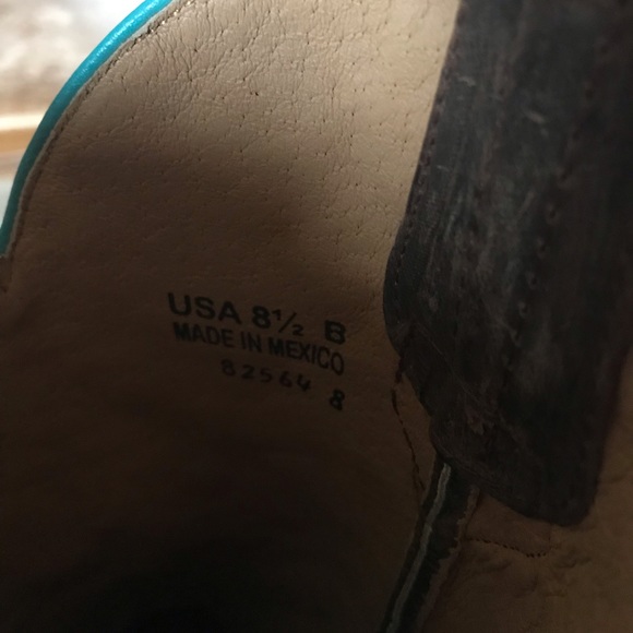 8.5B Johnny Ringo Women's Aztec Kaleidoscope Boots - Picture 2 of 2